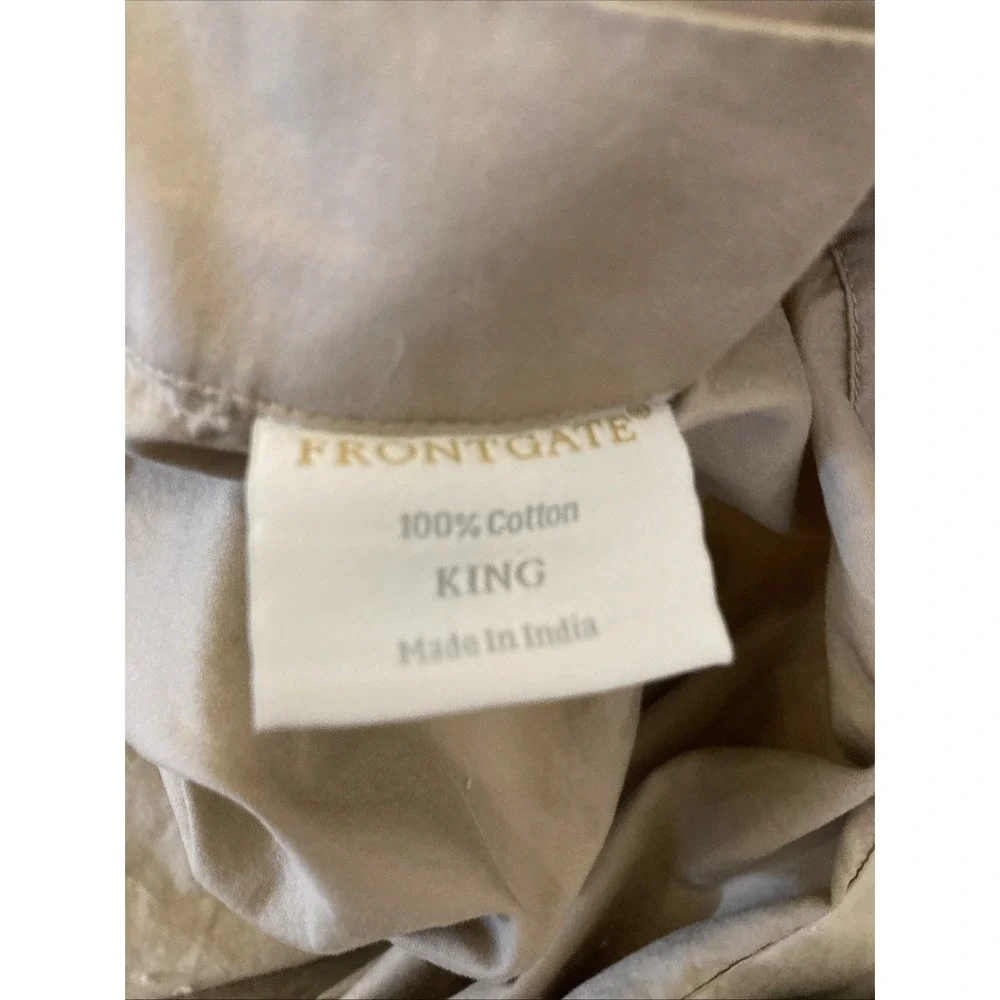 Front Gate 100% Cotton Tan Duvet King Size 104